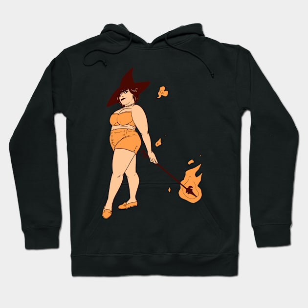 Fire Witch Hoodie by FindChaos